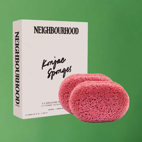 2 x Exfoliating Konjac Sponges